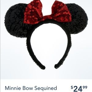 Minnie mouse sequined headband from disneyland